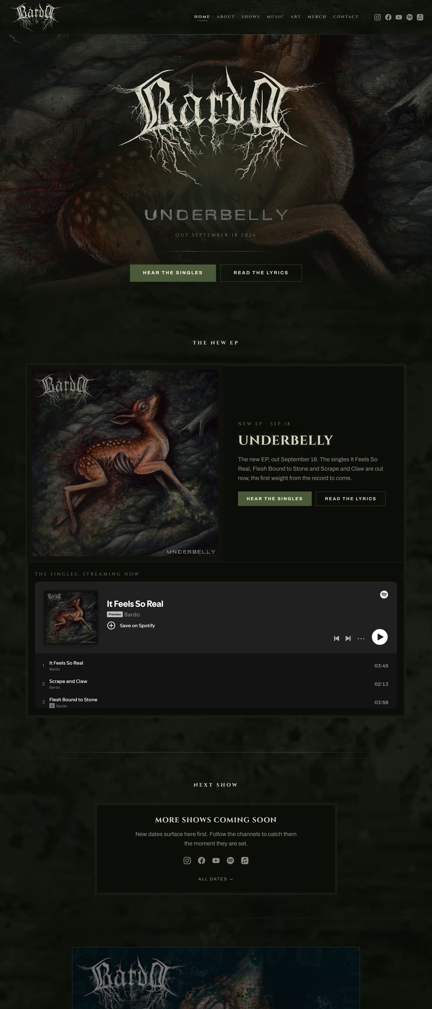 The Bardo website