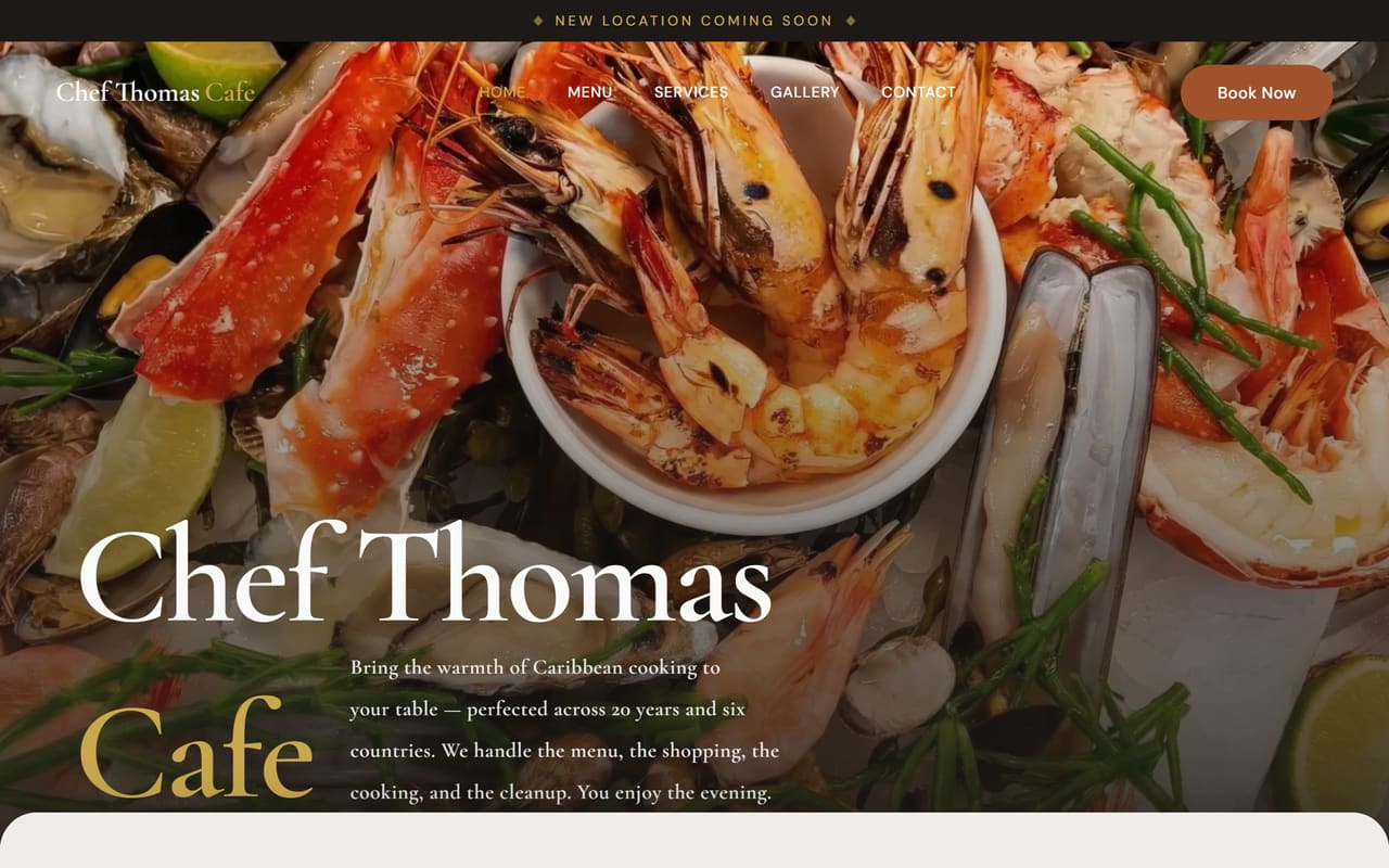 Chef Thomas Cafe preview